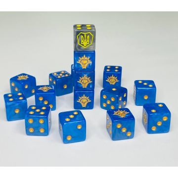 Гральні куби "Король Сонцесяйний". + лімітований куб 16шт