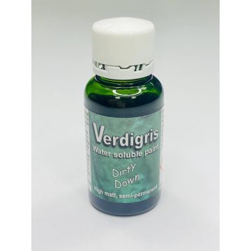 Водорозчинна фарба Dirty Down: Verdigris Green Shade (25ml)