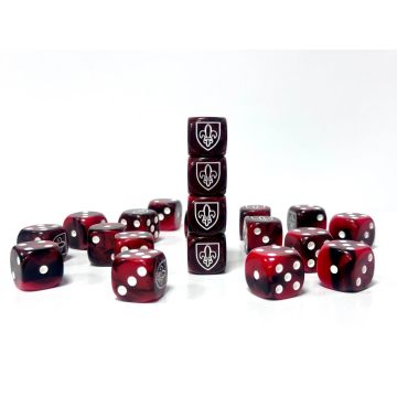 Гральні куби "Обладунки: щит". 16шт