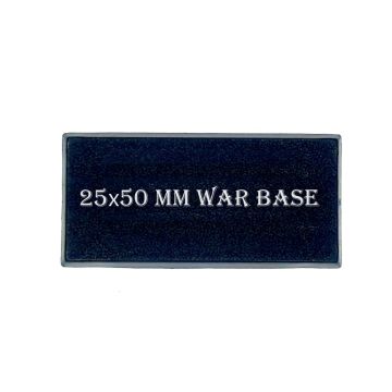 Прямокутна підставка для мініатюр War Base 25х50 мм