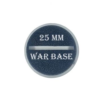 Кругла підставка для мініатюр з отвором War Base 25 мм