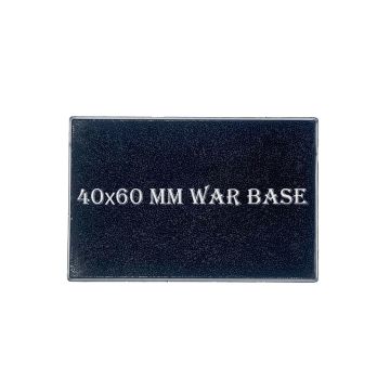 Прямокутна підставка для мініатюр War Base 40х60 мм