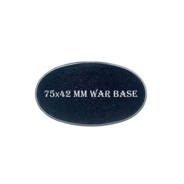 Овальна підставка для мініатюр War Base 75х42 мм