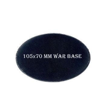 Овальна підставка для мініатюр War Base 105х70 мм