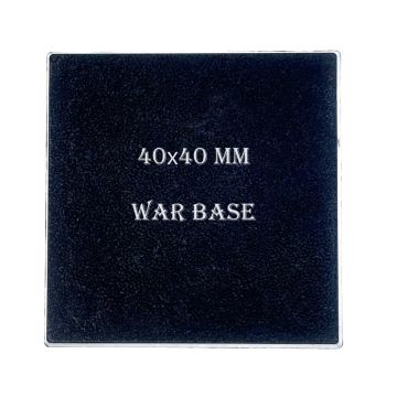 Квадратна підставка для мініатюр War Base 40х40 мм