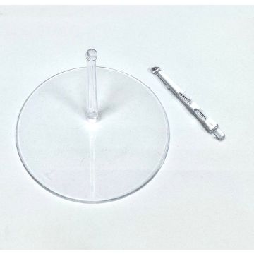 Набір прозорих опор з кулястою верхівкою War Base (30 мм та 35 мм) та круглої підставки War Base (60 мм) для літаючих мініатюр