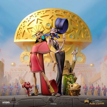 Колекційна статуетка Iron Studios: Statue Kuzco & Yzma – The Emperor’s New Groove – Deluxe Art Scale 1/10