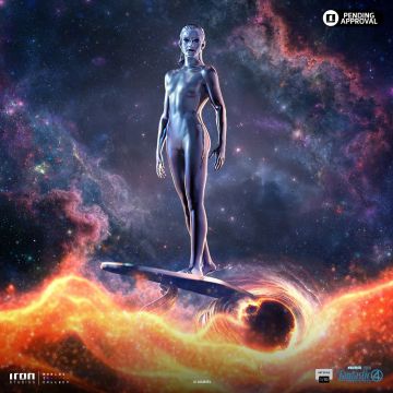 Колекційна статуетка Iron Studios: Statue Silver Surfer - Fantastic Four - Art Scale 1/10