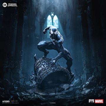 Колекційна статуетка Iron Studios: Statue Spider-Man Black Costume - Marvel Comics Series 7 - Art Scale 1/10
