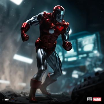 Колекційна статуетка Iron Studios: Statue Iron Man Red & Chrome - Marvel Comics - Art Scale 1/10