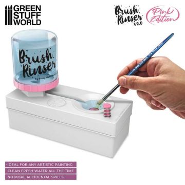Ємність для миття пензлів Green Stuff World: Pink Brush Rinser