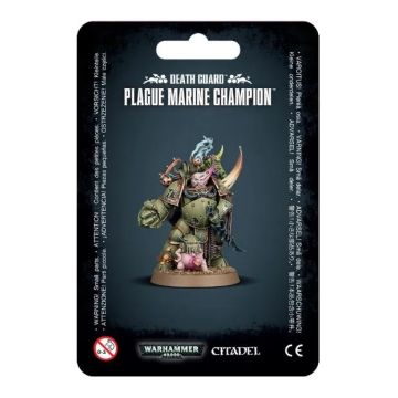 Мініатюра Warhammer 40000 Death Guard: Plague Marine Champion