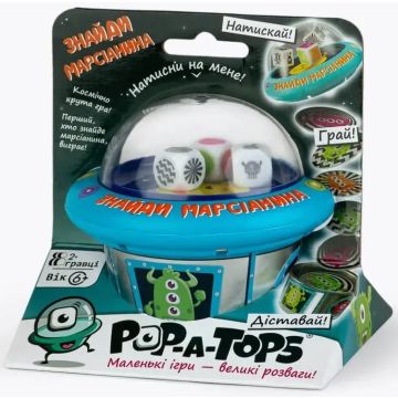 Настільна гра Pop-A-Tops: Знайди марсіанина