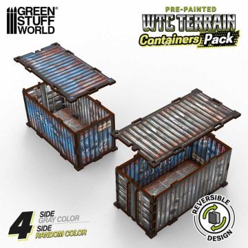 Набір WTC контейнерів Green Stuff World: Pre-painted WTC container (Pack x4)