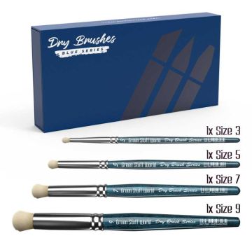 Набір пензликів Green Stuff World: Premium Dry Brush Set - Blue Series