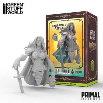 Мініатюра 1/12 Green Stuff World: PRIMAL Collectibles - Barbarian Anya