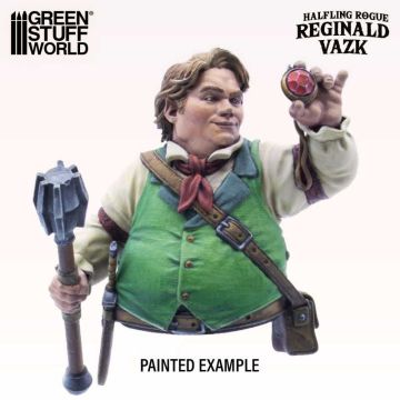 Мініатюра 1/12 Green Stuff World: PRIMAL Collectibles - Halfling Rogue Reginald Vazk