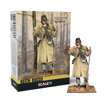 Мініатюра 1/24 Scale 75: Keith Rocco: Private 3rd Georgia Infantry, 1862