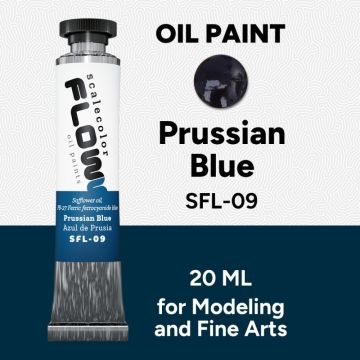 Олійна фарба Scale 75: Floww Oils: Prussian Blue (20ml)