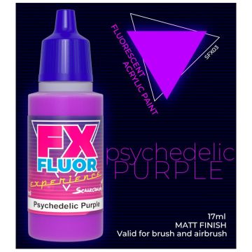Акрилова фарба Scale 75: FX Fluor Experience: Psychedelic Purple (17ml)