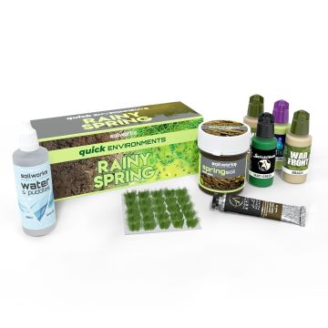 Набір для декорування Scale 75: Rainy Spring - Quick Environment