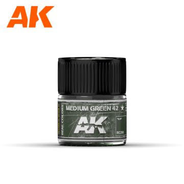 Лакова фарба AK Interactive: Real Colors: Medium Green 42