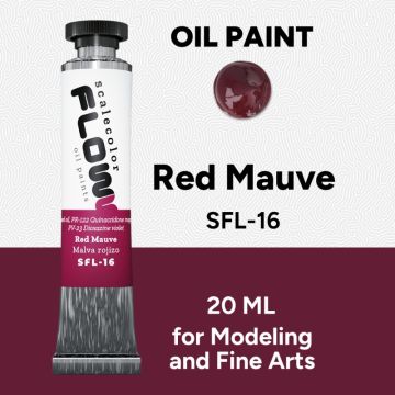 Олійна фарба Scale 75: Floww Oils: Red Mauve (20ml)