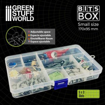 Органайзер для транспортування дрібних деталей Green Stuff World: Storage Bits Boxes S