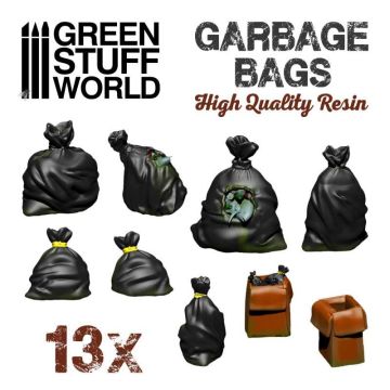 Елементи декору Green Stuff World: Resin Garbage Bags