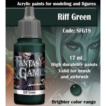 Акрилова фарба Scale 75: Fantasy & Games: Riff Green (17ml)
