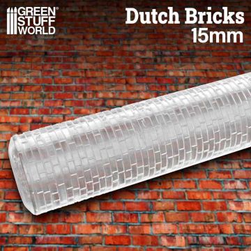 Текстурний валик Green Stuff World: Rolling Pin Dutch Bricks 15mm