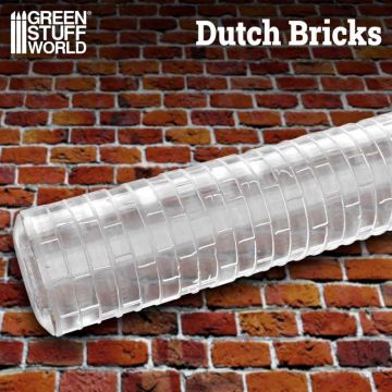 Текстурний валик Green Stuff World: Rolling Pin Dutch Bricks
