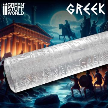 Текстурний валик Green Stuff World: Rolling Pin Greek