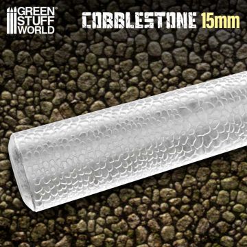 Текстурний валик Green Stuff World: Rolling Pin Cobblestone 15mm