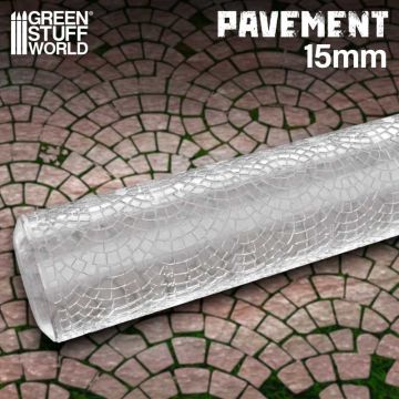 Текстурний валик Green Stuff World: Rolling Pin Pavement 15mm