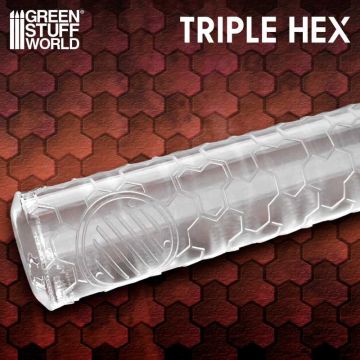 Текстурний валик Green Stuff World: Rolling Pin Triplehex