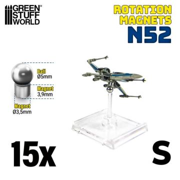 Набір обертальних магнітів Green Stuff World: Rotation Magnets - Size S