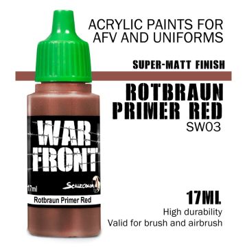 Акрилова фарба Scale 75: Warfront: Rotbraun Primer Red (17ml)