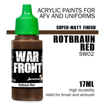 Акрилова фарба Scale 75: Warfront: Rotbraun Red (17ml)