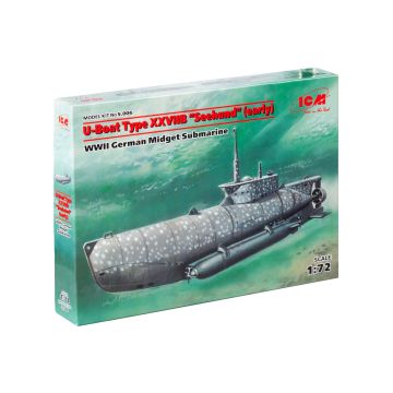 Збірна модель підводного човна ICM: XXVIB «Тюлень» (ранній)