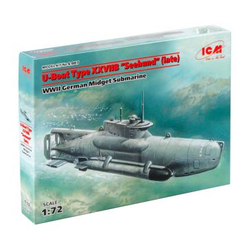 Збірна модель підводного човна ICM: XXVIB «Тюлень» (пізній)