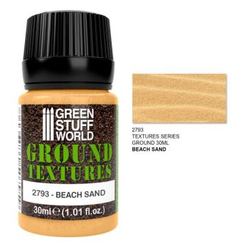 Акрилова паста Green Stuff World: Sand Texture Paint - Beach Sand 30ml