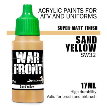 Акрилова фарба Scale 75: Warfront: Sand Yellow (17ml)