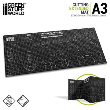 Збірний килимок Green Stuff World: Scale Cutting Mat A3 Extended
