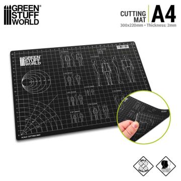 Самовідновлюючий килимок Green Stuff World: Scale Cutting Mat A4