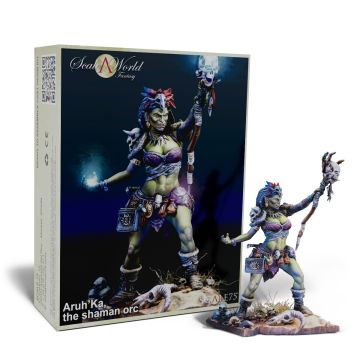 Мініатюра 1/24 Scale 75: Scaleworld Fantasy: Aruh Ka, The Shaman Orc