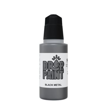 Акрилова фарба Scale 75: Drop & Paint: Black Metal (17ml)