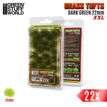 Пучки трави Green Stuff World: Grass Tufts XXL - 22mm Self-Adhesive - Dark Green