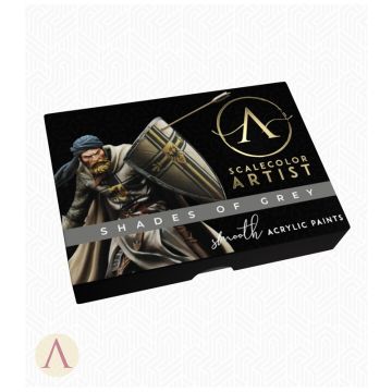 Набір акрилових фарб Scale 75: Scalecolor: Scalecolor Artist: Shades of Grey (6x20 ml)