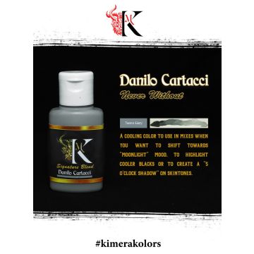 Акрилова фарба Kimera Kolors: Cartacci Silver Grey (30 ml)